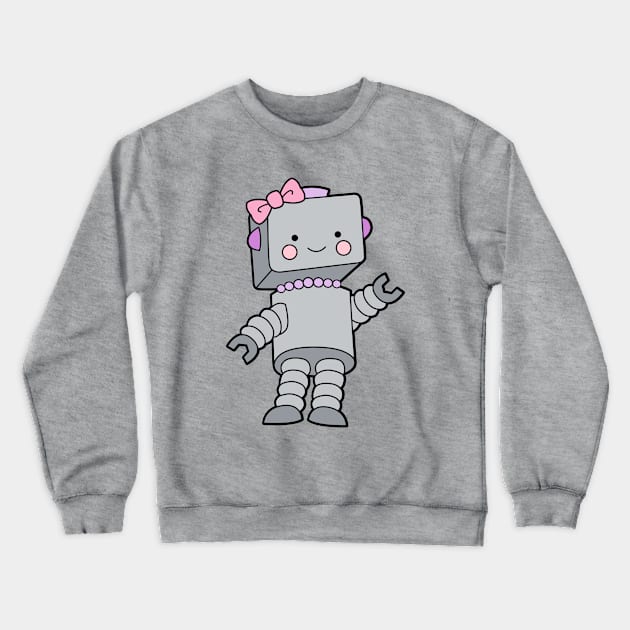 She's Too Cute To Compute Crewneck Sweatshirt by LuxCups